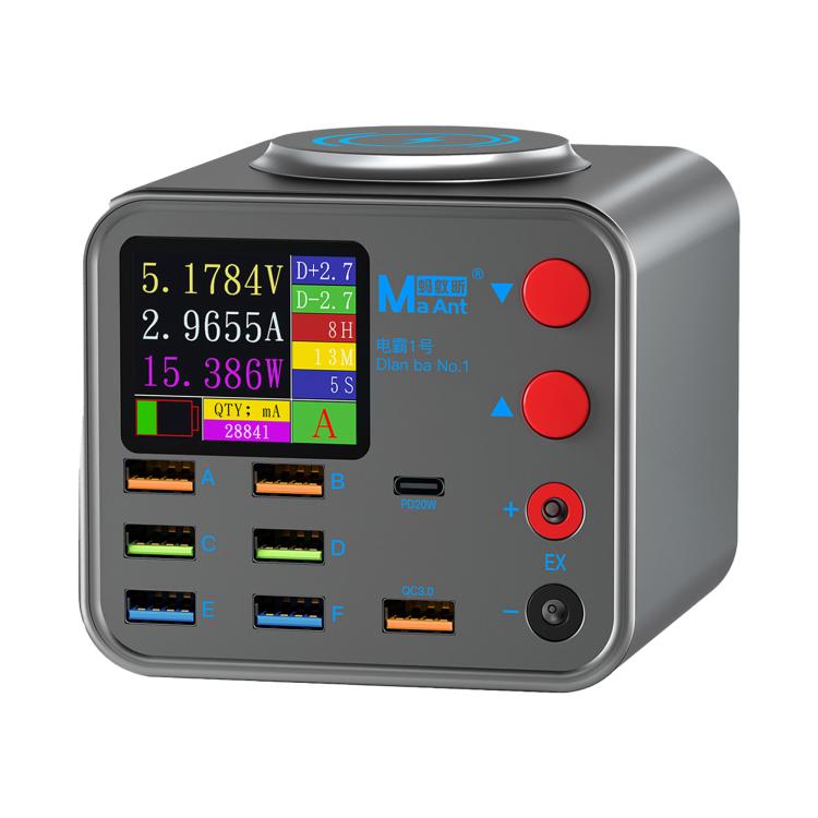 Chargeur USB PD sans fil multiport MaAnt Dianba NO.1, prise américaine