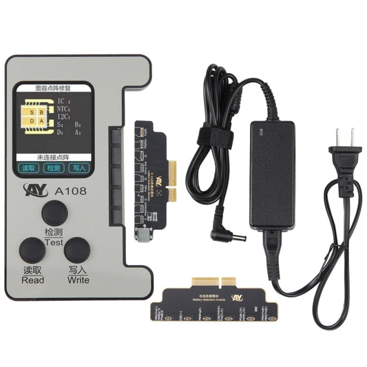 Programmeur de réparation de batterie à matrice de points multifonction AY A108 pour iPhone 8-14 Pro Max