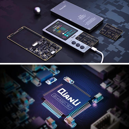 Pour iPhone 6 - 14 Pro Max 5 en 1 Qianli iCopy Plus 2.2 Ensemble de programmeur de détection de réparation, Prise : US, 5 in 1