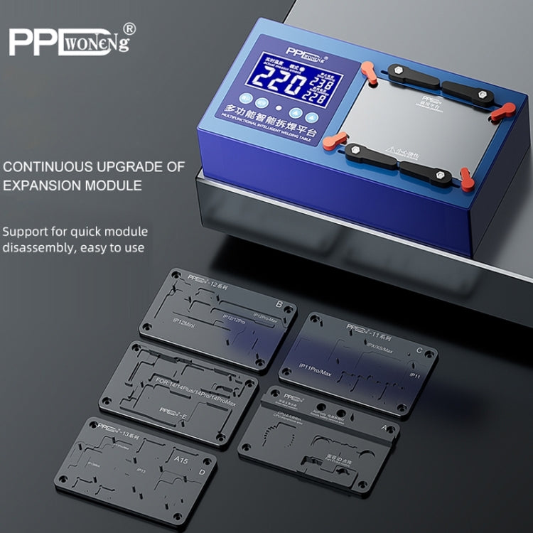 Plate-forme de dessoudage intelligente multifonctionnelle PPD pour iPhone 11 à 14 Pro Max, prise américaine, US Plug