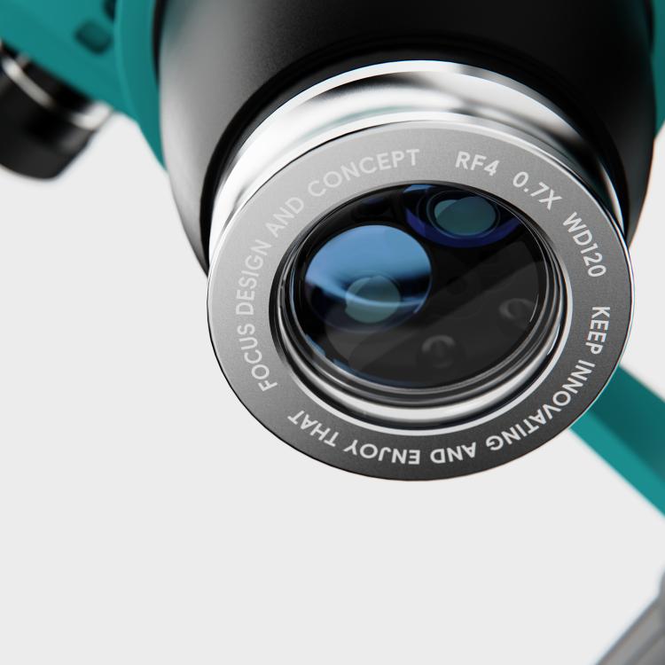 Objectif auxiliaire 0,7X pour microscope stéréo RF4, lentille de Barlow, RF4 0.7X