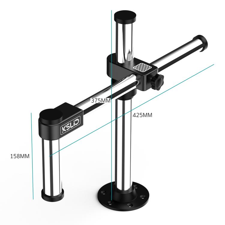 Support de microscope à bras pivotant réglable en hauteur et rotation à 360° RF4 Kslid H101, RF4 Kslid H101