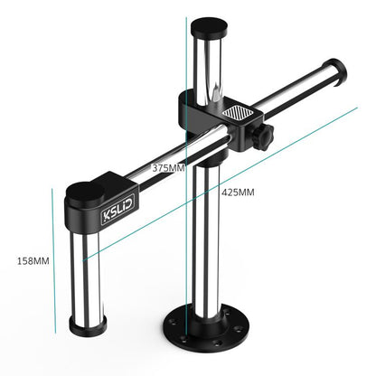 Support de microscope à bras pivotant réglable en hauteur et rotation à 360° RF4 Kslid H101, RF4 Kslid H101