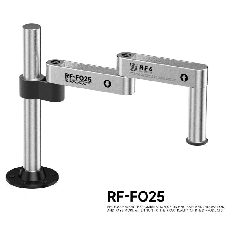 Support de microscope à bras pivotant et réglable en hauteur et rotation à 360° RF4 RF-FO25, RF4 RF-FO25