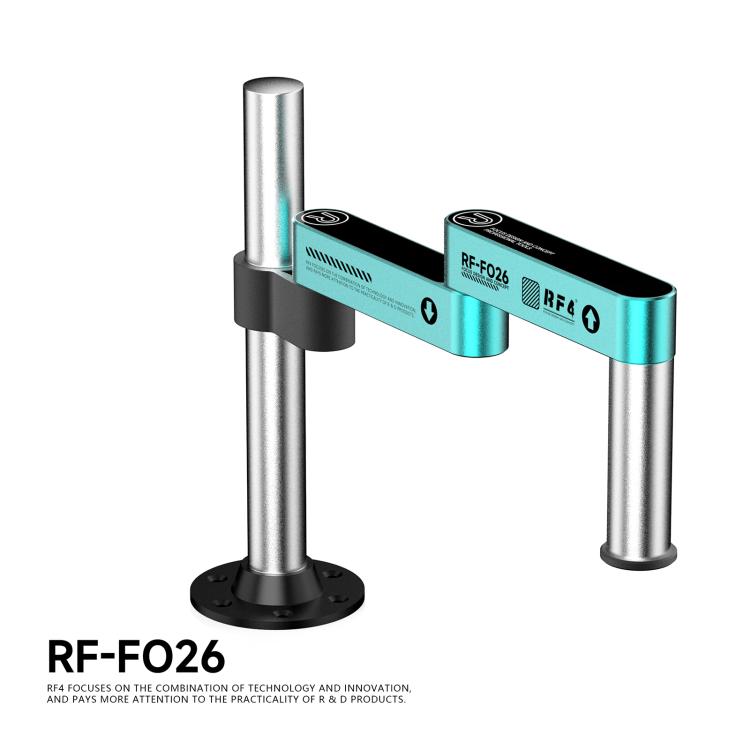 Support de microscope à bras pivotant réglable en hauteur et rotation à 360° RF4 RF-FO26, RF4 RF-FO26