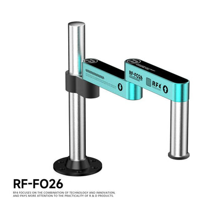 Support de microscope à bras pivotant réglable en hauteur et rotation à 360° RF4 RF-FO26, RF4 RF-FO26
