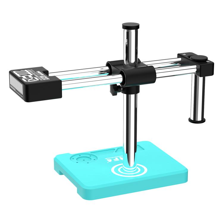 Support de microscope à bras oscillant à double axe réglable à 360 degrés RF4 RF-FO33 avec base pour la plupart des microscopes, RF4 RF-FO33