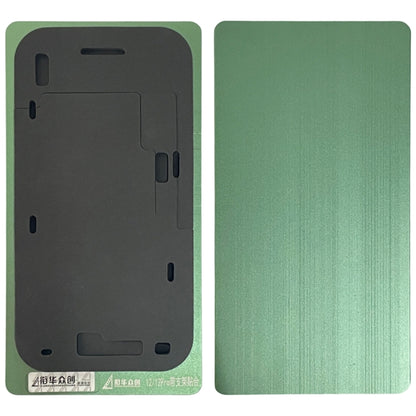 Pour iPhone 12 / 12 Pro Écran LCD avec cadre Tapis de positionnement de lunette Moule fixe