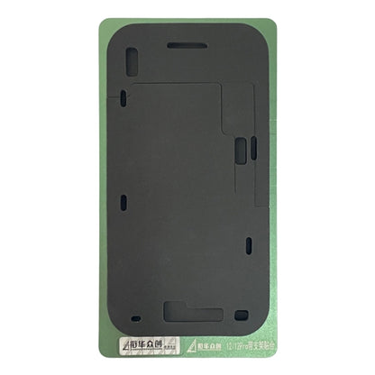 Pour iPhone 12 / 12 Pro Écran LCD avec cadre Tapis de positionnement de lunette Moule fixe