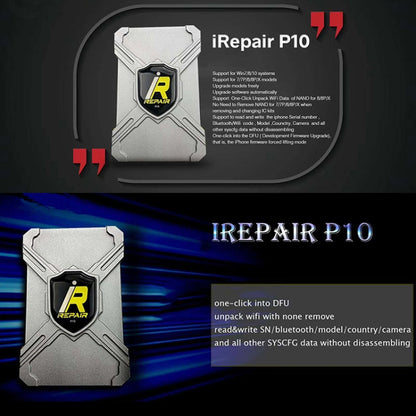 iRepair BOX P10 iD Box Programmeur NAND Aucun démontage requis Disque dur, iRepair BOX P10