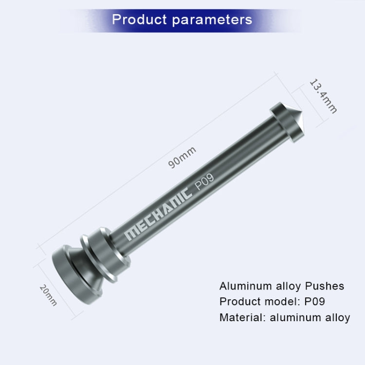 Mécanicien P09 Tube en alliage d'aluminium Piston pâte à souder Flux Booster seringue