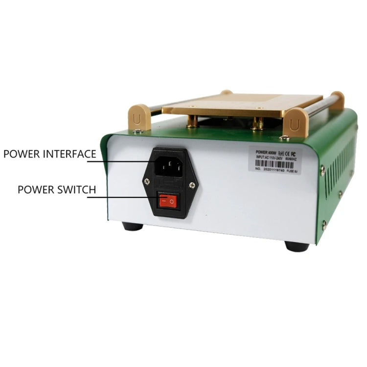 Pompe à vide électrique BST-B-856A AC 220V, séparateur d'écran LCD, prise ue