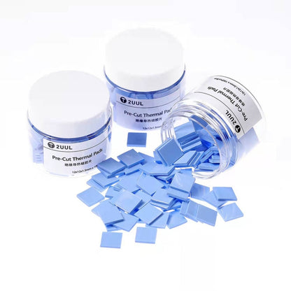 100 pièces/boîte 2UUL SC02 tampons thermiques en Silicone prédécoupés 12x12x1.5mm