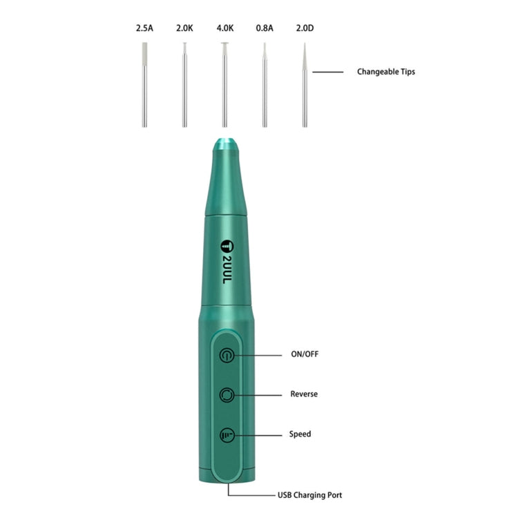 Stylo de forage polonais rechargeable 2UUL DA81 pour la réparation de téléphones