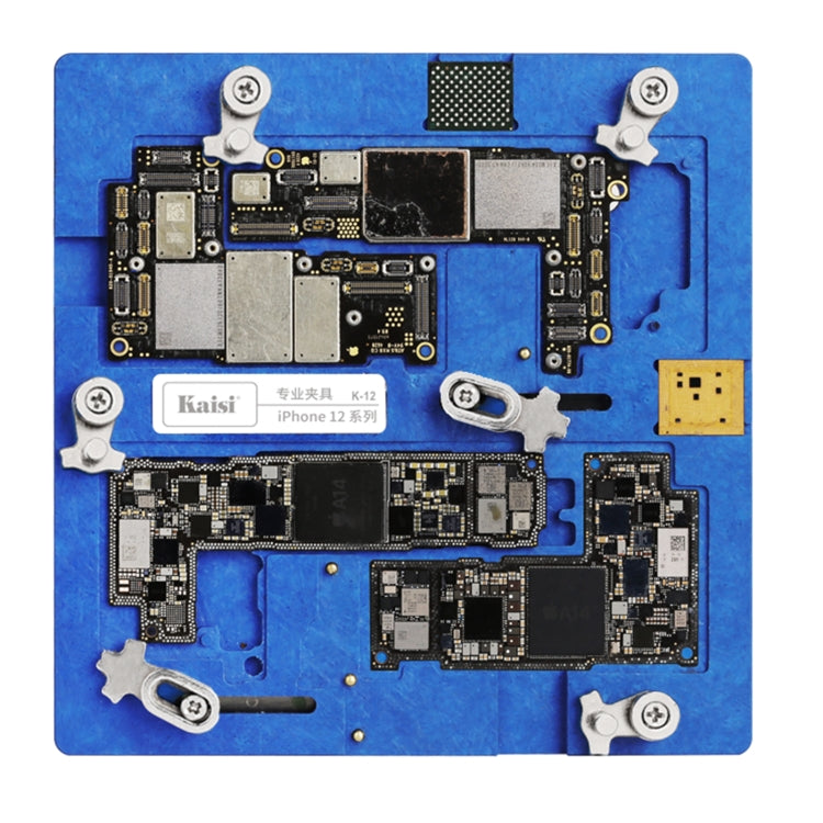 Kaisi K-12 support de fixation PCB pour téléphone, plate-forme d'entretien de soudure pour iPhone 12 / 12 mini / 12 Pro / 12 Pro Max