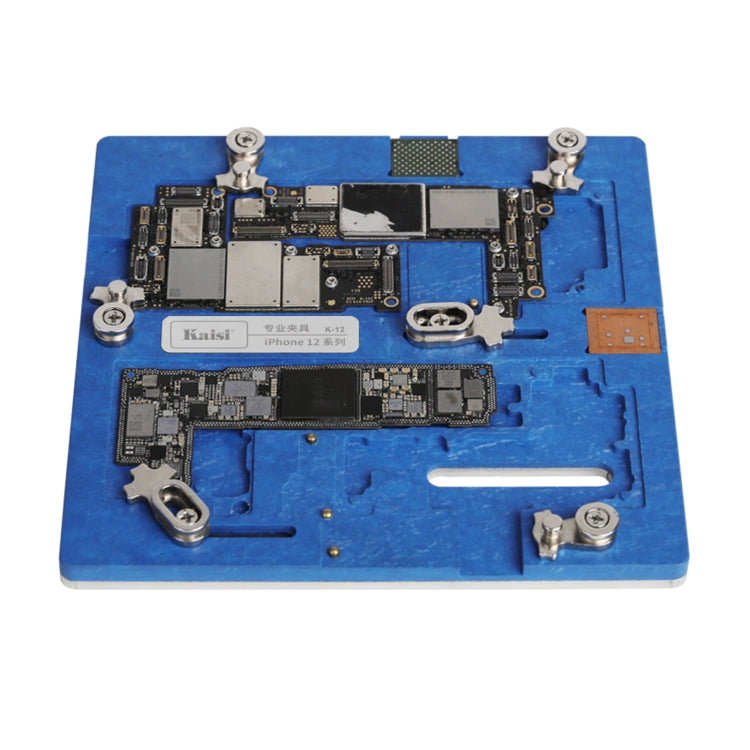 Kaisi K-12 support de fixation PCB pour téléphone, plate-forme d'entretien de soudure pour iPhone 12 / 12 mini / 12 Pro / 12 Pro Max