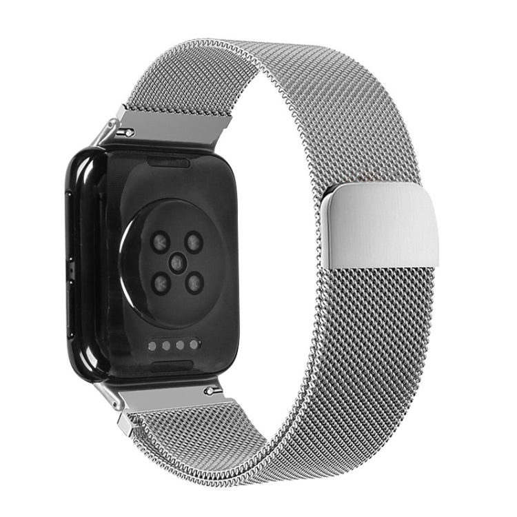 Pour OPPO Watch 46MM Smart Watch Bracelet en acier inoxydable milanais