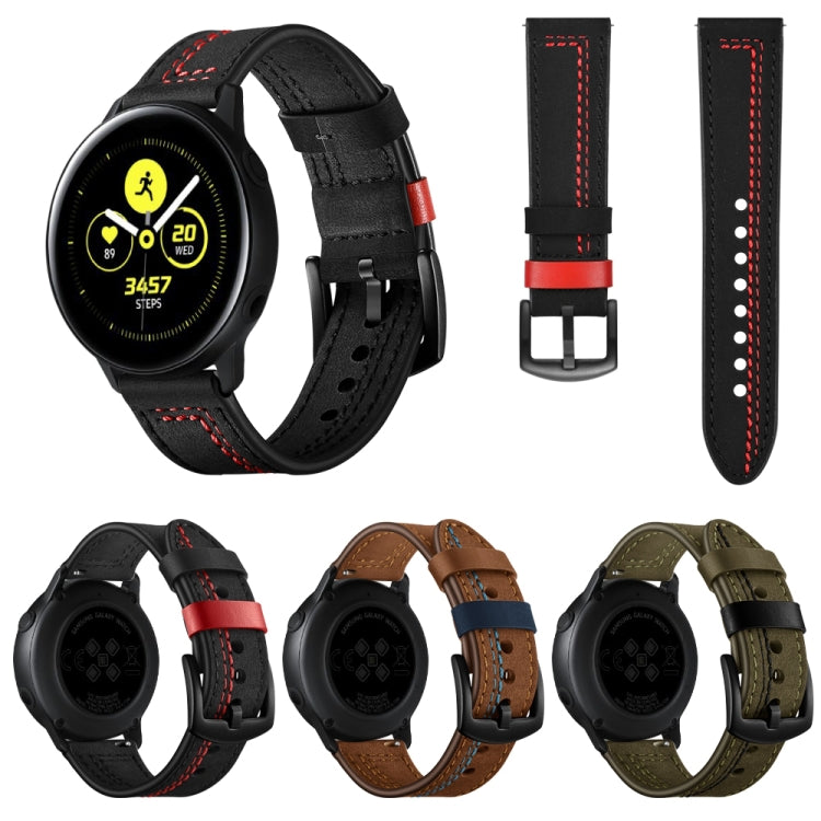 22mm pour montre Huawei GT2e / GT2 46mm bracelet en cuir zigzag