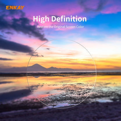 2 PCS ENKAY Hat-Prince 0.2mm 9H 2.15D Bord Incurvé Protecteur D'écran En Verre Trempé Film De Montre, For Garmin Forerunner 45 / 45S, For Garmin Forerunner 735 / 735XT, For Garmin Instinct Tactical, For Garmin Approach S62, For Garmin Swim 2