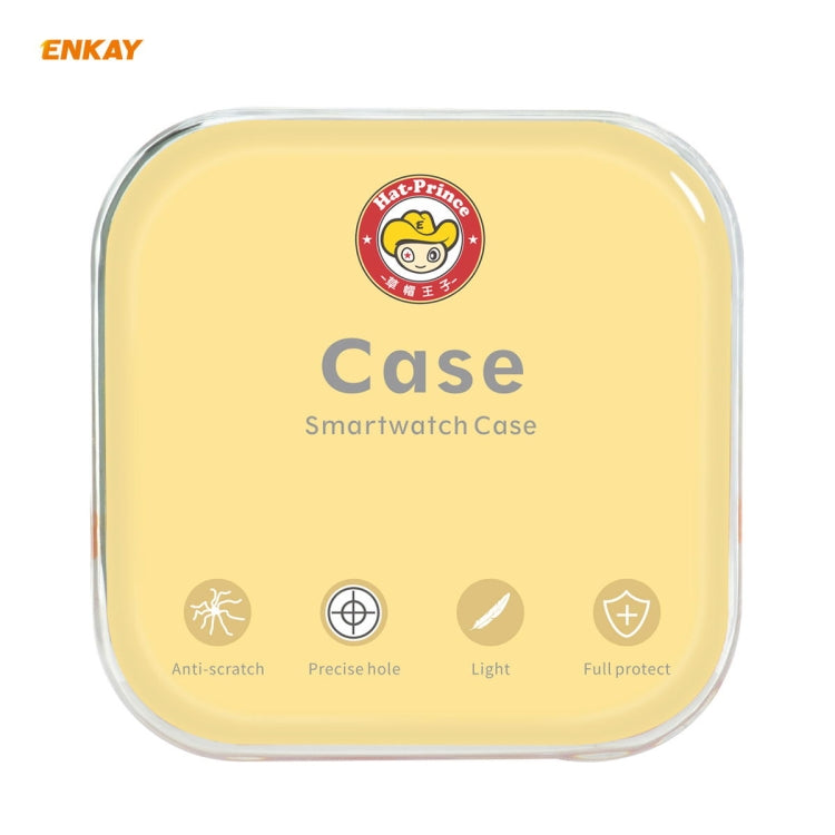 Pour Huawei Watch GT 2 46mm ENKAY Chapeau-Prince ENK-AC8202 Couverture Complète PC Étui Givré + 9H Protecteur En Verre Trempé