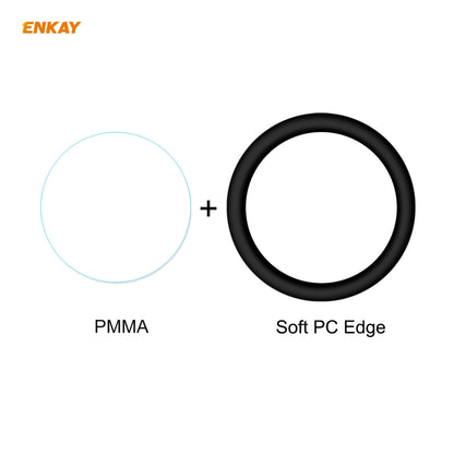 2 PCS ENKAY Hat-Prince 3D Plein Écran Soft PC Edge + PMMA HD Film Protecteur D'écran, For Huawei Watch GT 2 42mm, For Samsung Galaxy Active 2 40mm, For Samsung Galaxy Active 2 44mm, For Xiaomi Mi Band 4, For Fitbit Versa 2