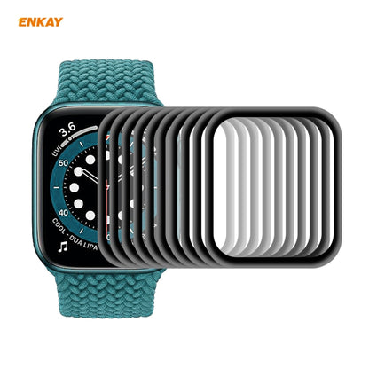 10 PCS ENKAY Hat-Prince 3D Plein Écran Soft PC Edge + PMMA HD Film Protecteur D'écran, For Apple Watch 6/5/4/SE 44mm, For Apple Watch 6/5/4/SE 40mm