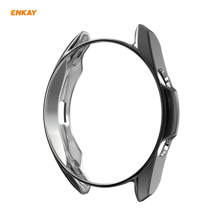 Pour Samsung Galaxy Watch 3 41mm 2 en 1 ENKAY Hat-Prince Electroplate Soft TPU Case + 0.2mm 9H 2.15D Film de verre trempé à bord incurvé