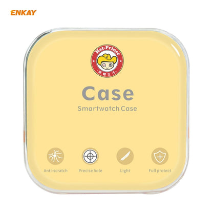Pour Samsung Galaxy Watch 3 41mm 2 en 1 ENKAY Hat-Prince Electroplate Soft TPU Case + 0.2mm 9H 2.15D Film de verre trempé à bord incurvé