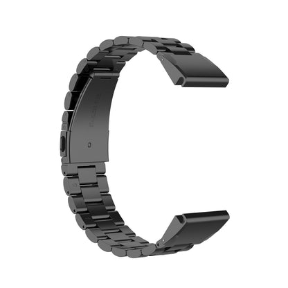 Pour Garmin Fenix5/Forerunner935/Garmin Approach S60 acier inoxydable trois souches de sangle de remplacement rapide en métal, black, silver, gold, rose gold