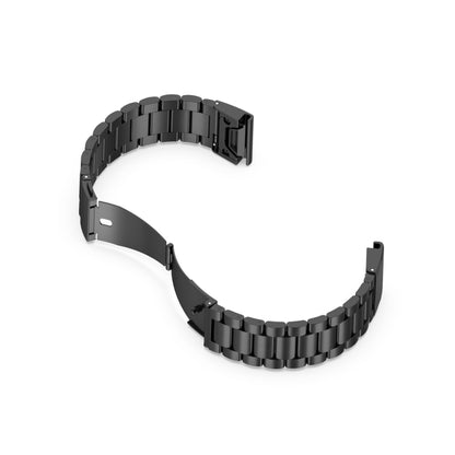 Pour Garmin Fenix5/Forerunner935/Garmin Approach S60 acier inoxydable trois souches de sangle de remplacement rapide en métal, black, silver, gold, rose gold