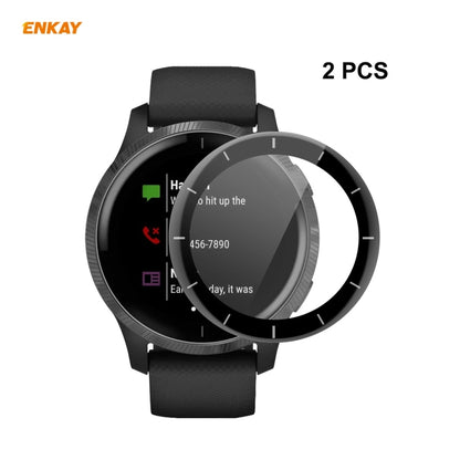 2 PCS ENKAY Hat-Prince 3D Plein Écran Soft PC Edge + PMMA HD Film Protecteur D'écran, For Redmi Watch (2 PCS), For Huawei B6 (2 PCS), For Venu 2 / Vivoactive 4 45mm (2 PCS), For Garmin Venu 2S / Vivoactive 4S 40mm (2 PCS)                               ...