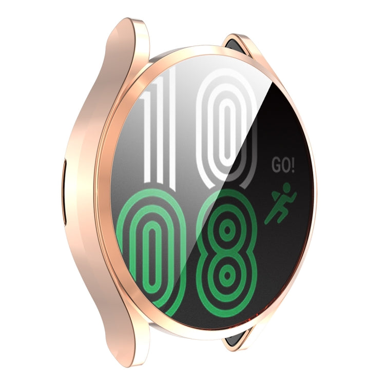 Pour Samsung Galaxy Watch4 40mm ENKAY Hat-Prince Coque en TPU souple galvanisée à couverture complète avec protection d'écran