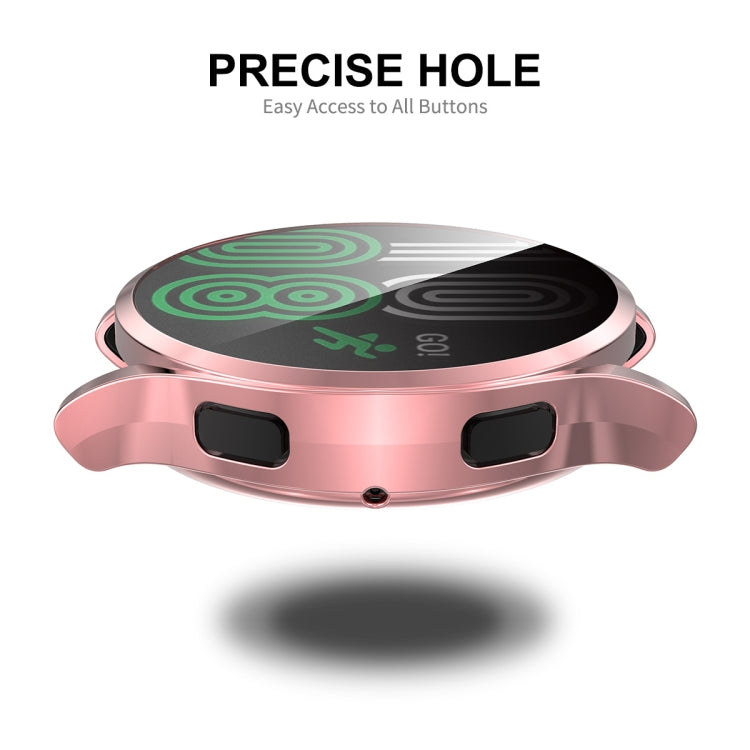 Pour Samsung Galaxy Watch4 40mm ENKAY Hat-Prince Coque en TPU souple galvanisée à couverture complète avec protection d'écran