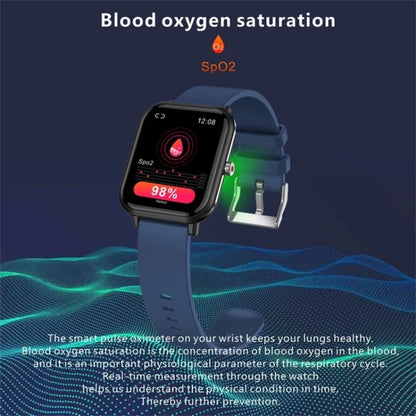 Q9pro Montre intelligente à écran couleur de 1,7 pouces