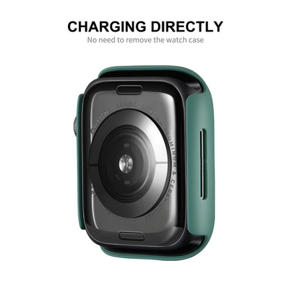 Cadre PC ENKAY Hat-Prince + Film de protection d'écran PMMA HD à couverture complète pour Apple Watch Series 7 41mm