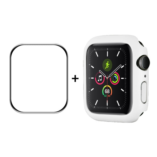 Cadre PC ENKAY Hat-Prince + Film de protection d'écran PMMA HD à couverture complète pour Apple Watch Series 7 45 mm