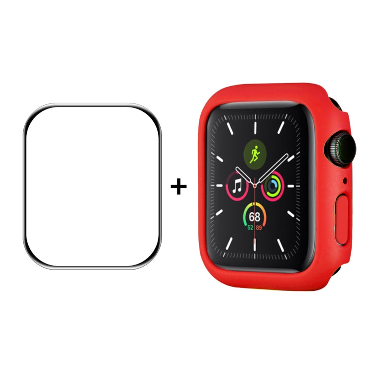 Cadre PC ENKAY Hat-Prince + Film de protection d'écran PMMA HD à couverture complète pour Apple Watch Series 7 45 mm