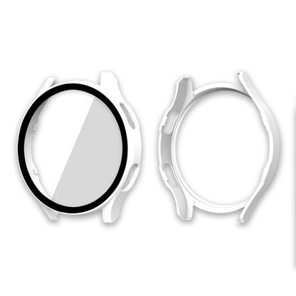 ENKAY Hat-Prince Cadre PC à Couverture Complète + Protecteur en Verre Trempé Coque Composite pour Samsung Galaxy Watch4 40mm