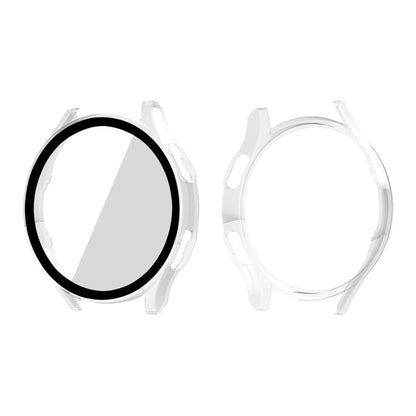 ENKAY Hat-Prince Cadre PC à Couverture Complète + Protecteur en Verre Trempé Coque Composite pour Samsung Galaxy Watch4 40mm