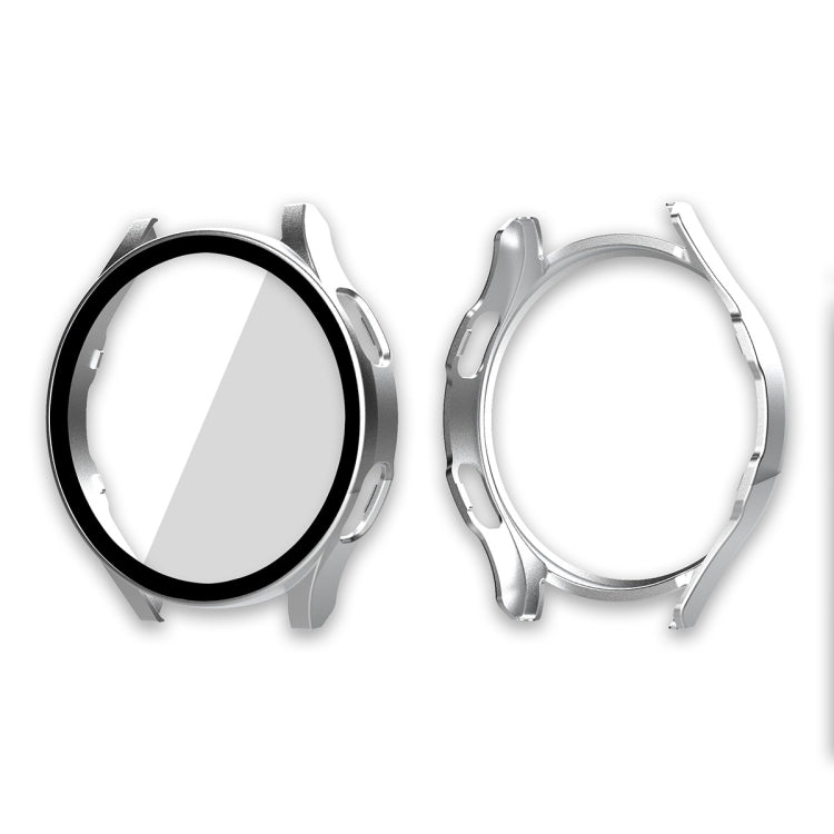 ENKAY Hat-Prince Cadre PC à Couverture Complète + Protecteur en Verre Trempé Coque Composite pour Samsung Galaxy Watch4 40mm