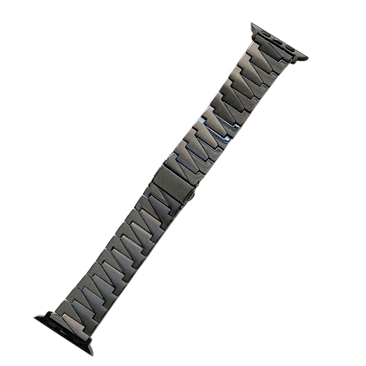 Bracelet en métal en acier inoxydable à chaîne créative pour la série Apple Watch, 7 41mm / 6&SE&5&4 40mm / 3&2&1 38mm, 7 45mm / 6&SE&5&4 44mm / 3&2&1 42mm