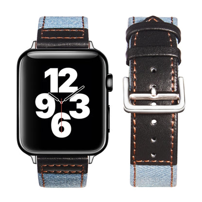 Bracelet en cuir à boucle argentée pour la série Apple Watch, 7 41mm / 6&SE&5&4 40mm / 3&2&1 38mm, 7 45mm / 6&SE&5&4 44mm / 3&2&1 42mm