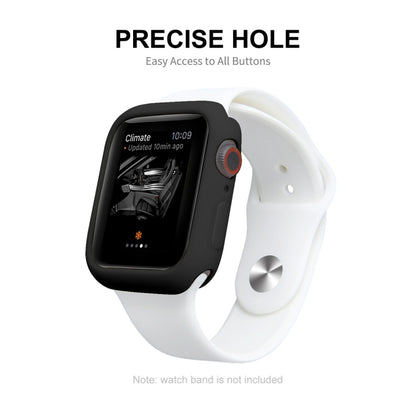 ENKAY Hat-Prince Housse de protection en TPU + Film de protection d'écran PET à couverture complète pour Apple Watch Series 7 45 mm