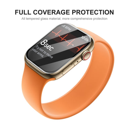 ENKAY Hat-Prince Film de protection d'écran HD à bord incurvé 3D à couverture complète en verre trempé pour Apple Watch Series 7 45mm, 1 PC, 2 PCS, 5 PCS, 10 PCS