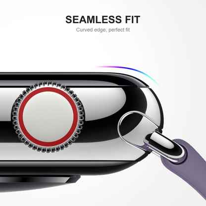 ENKAY Hat-Prince Film de protection d'écran HD à bord incurvé 3D à couverture complète en verre trempé pour Apple Watch Series 7 45mm, 1 PC, 2 PCS, 5 PCS, 10 PCS