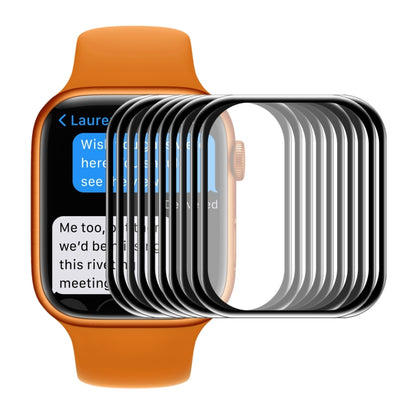 ENKAY Hat-Prince Film de protection d'écran HD à bord incurvé 3D à couverture complète en verre trempé pour Apple Watch Series 7 45mm, 1 PC, 2 PCS, 5 PCS, 10 PCS