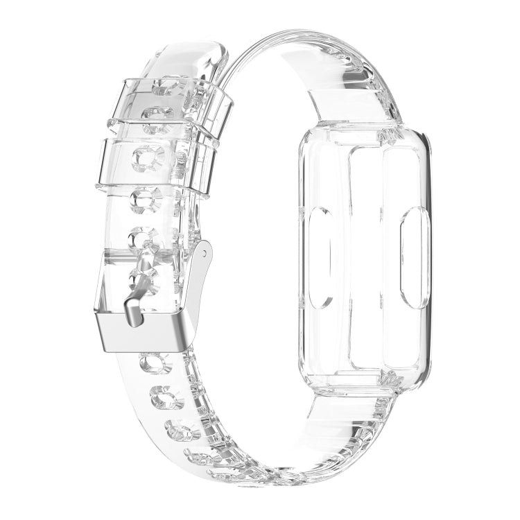 Bracelet de montre intégré en silicone transparent, For Fitbit Luxe, For Fitbit inspire 2, For Fitbit inspire HR, For Fitbit inspire, For Fitbit Ace 3, For Fitbit Ace 2