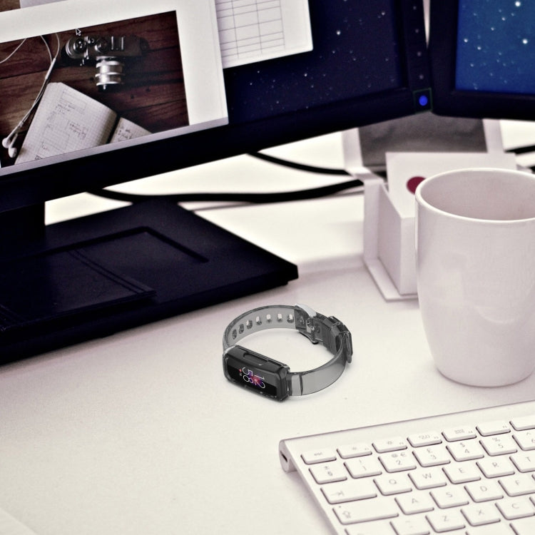 Bracelet de montre intégré en silicone transparent, For Fitbit Luxe, For Fitbit inspire 2, For Fitbit inspire HR, For Fitbit inspire, For Fitbit Ace 3, For Fitbit Ace 2
