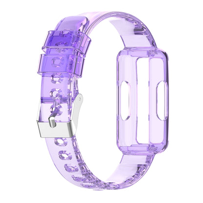 Bracelet de montre intégré en silicone transparent, For Fitbit Luxe, For Fitbit inspire 2, For Fitbit inspire HR, For Fitbit inspire, For Fitbit Ace 3, For Fitbit Ace 2