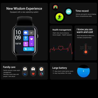 Montre connectée Q19 Pro IP67 étanche 1,69 pouces
